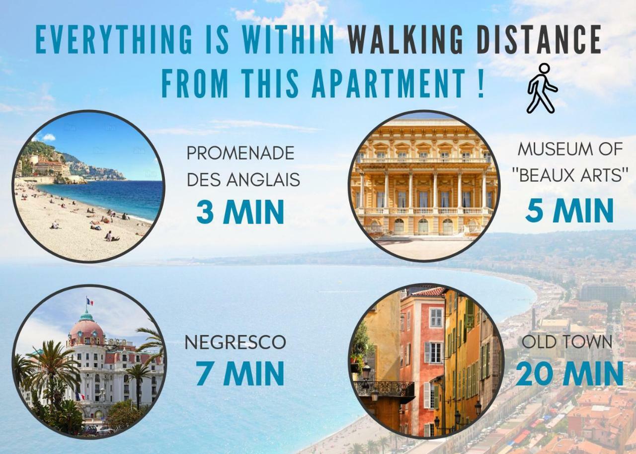 Nestor&Jeeves - Noe - Central - Close Sea - Spacious นีซ ภายนอก รูปภาพ